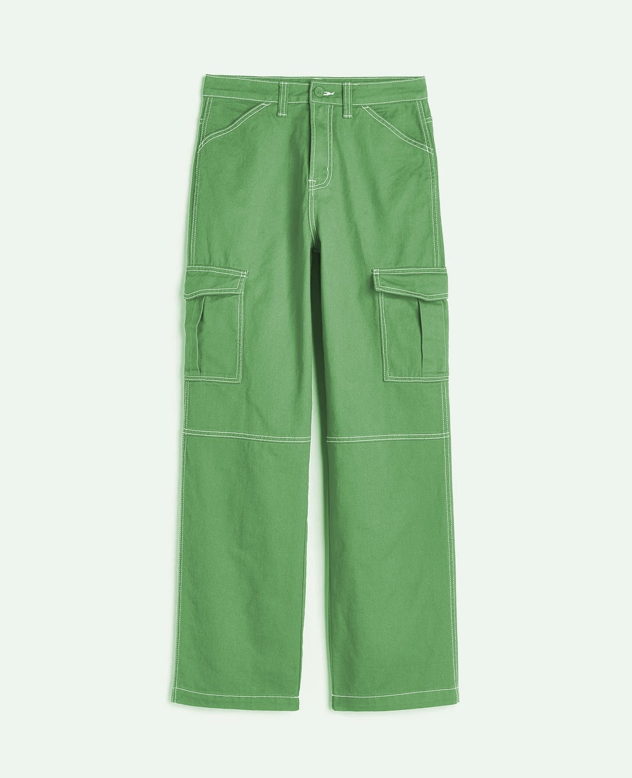 Solid Cargo Pant